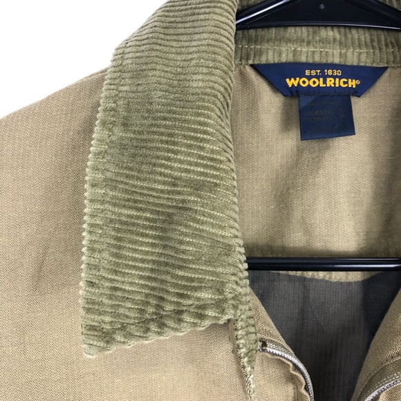 Vintage Woolrich Olive Green Military Jacket Sz S - Picture 5 of 8